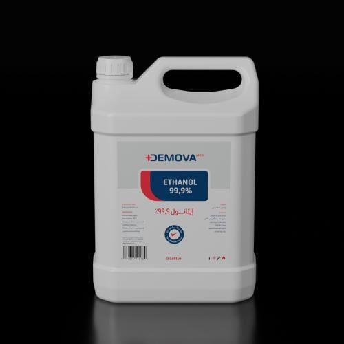 DEMOVA 99% Ethanol Alcohol 5 Liter Bottle