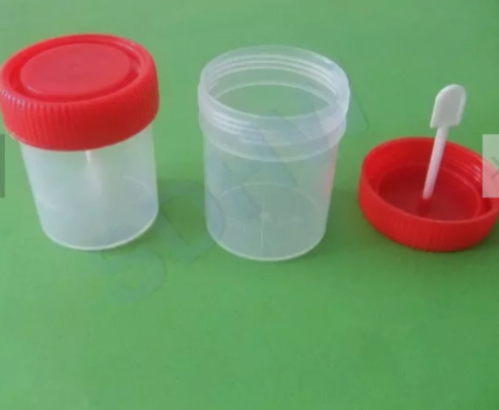 Sterile stool sample pack, 120 ml