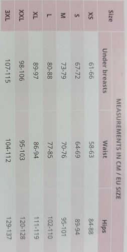 مشد VH Body Variant بعد عملية التجميل للظهر والبطن