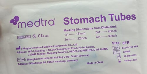 انبوب المعدة ( RYLES TUBE ) Stomach Tubes ميدترا ع...