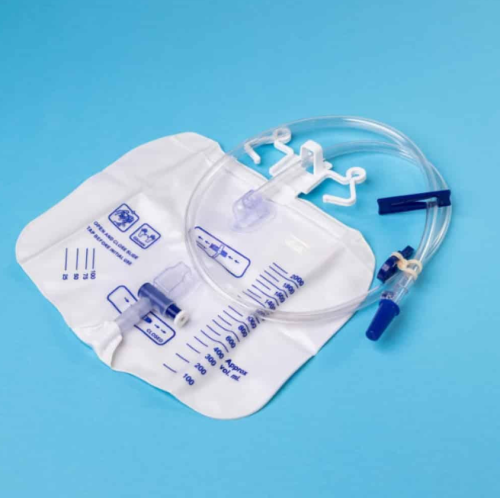 كيس جمع بول 2000 مل استخدام عدة مرات مع علاقة سرير...