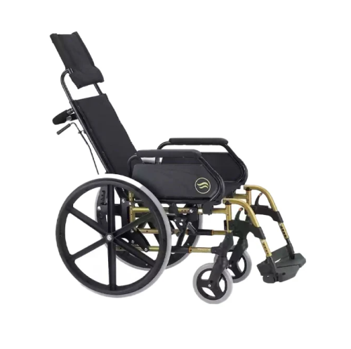 كرسي متحرك ظهر طويل مقاس 14 انش Sunrise