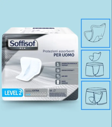 وسادات سلس البول للرجال مستوى2 – حفائض للرجال سوفى...