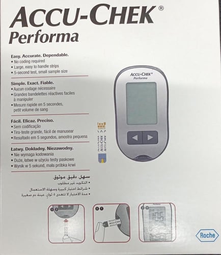 جهاز مراقبة السكر في الدم اكواتشك برفورما ACCU-CHE...