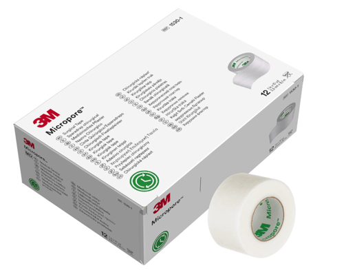 لاصق رول ميكرو بور ابيض مقاس 1.25سم Micropore 3M -...