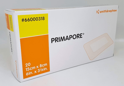 لاصق جراحي بريمابور 10سم×30سم PRIMAPORE عبوة 20 حب...