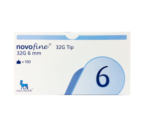 ابر قلم الانسولين نوفو فاين 6 مل novo fine عبوة 10...