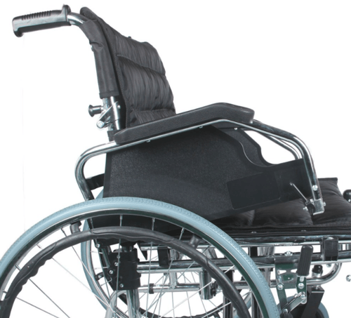 كرسي متحرك حديد مقاس 56 سم مع رافع للقدم 951AC