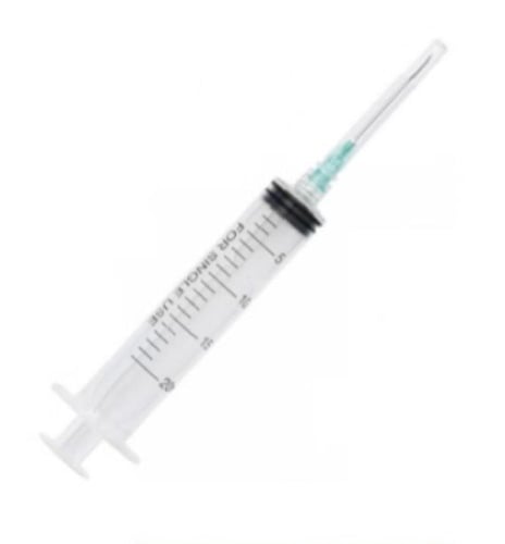 سرنجات معقمة مع نيدل مقاس 3 مل عبوة 100 حبه