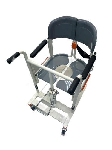 كرسي حمام هيدروليك قدم ورافعة نقل مريض مقاس 20 انش
