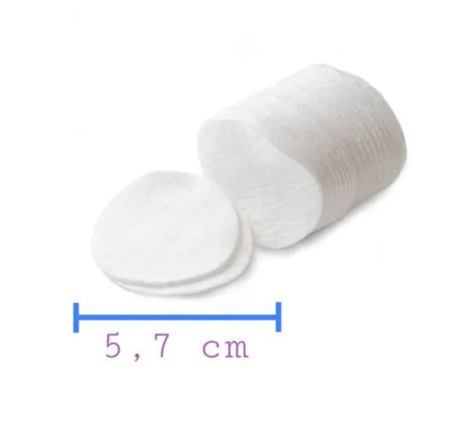 قطن 100% مكياج دائري ايطالي COTTON PLUS عبوة 120 ح...