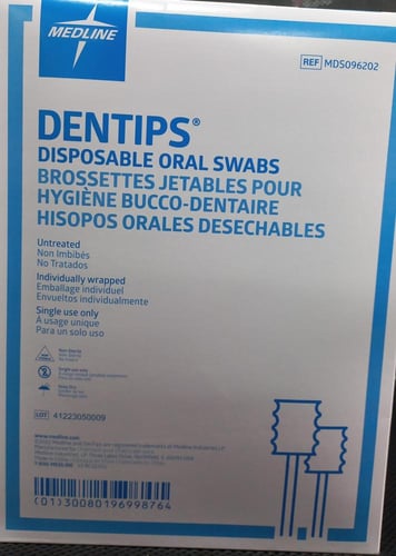 DENTIPS اعواد تنظيف الفم ميدلاين MEDLINE- علبة