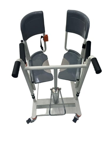 كرسي حمام هيدروليك قدم ورافعة نقل مريض مقاس 20 انش