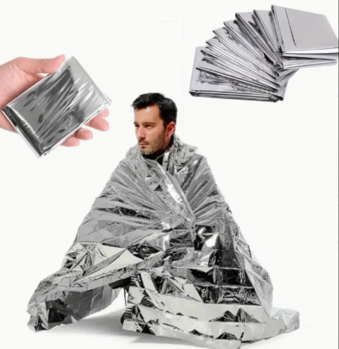 بطانية الطوارئ المونيوم مقاس 220سم × 140 سم