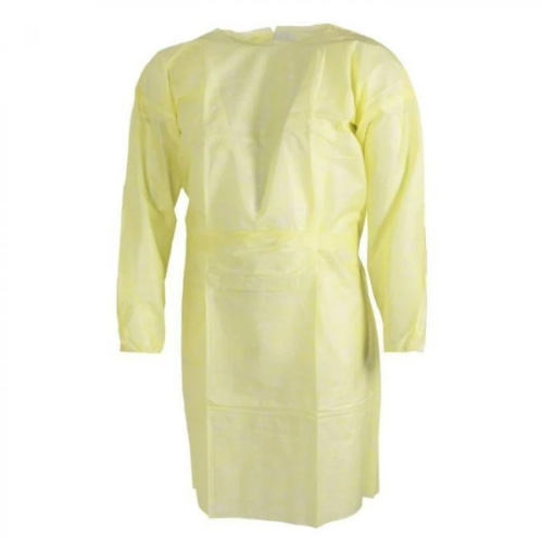 جاون اصفر Isolation Gown - شد 10 حبه - صيني