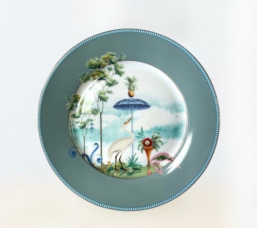 صحن الافطار jolie الأزرق