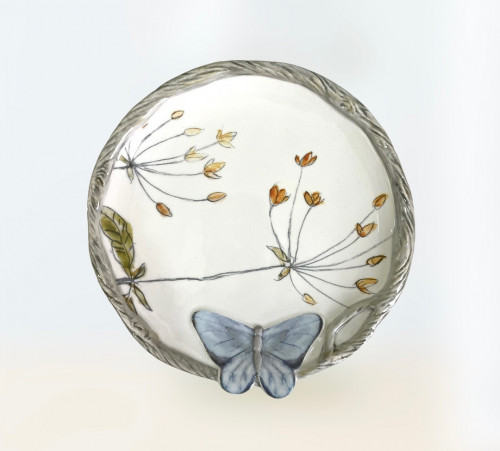 صحن الفراشة فيتز - لون الفراشة السماوي