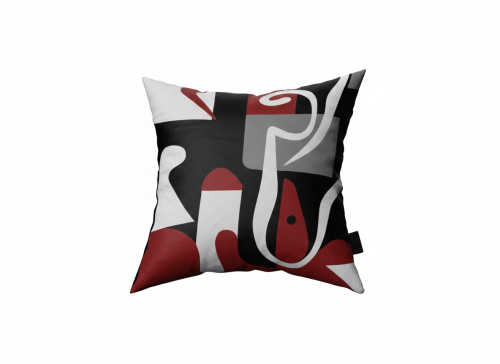 مخدة مطبوعة ملونة - P14