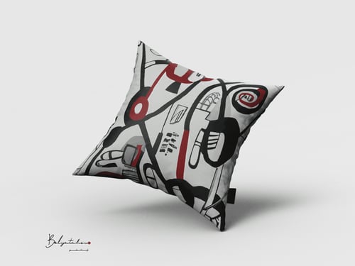 مخدات مطبوعة ملونة - P13