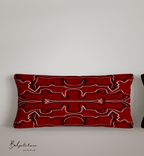 مخدة مطبوعة ملونة - P24