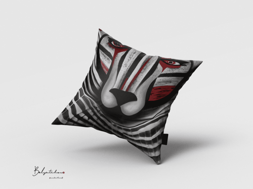 مخدات مطبوعة ملونة - P19