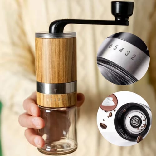 طاحونة قهوة يدوية