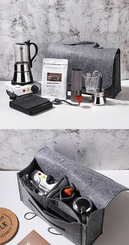 شنطة قهوة جوخ