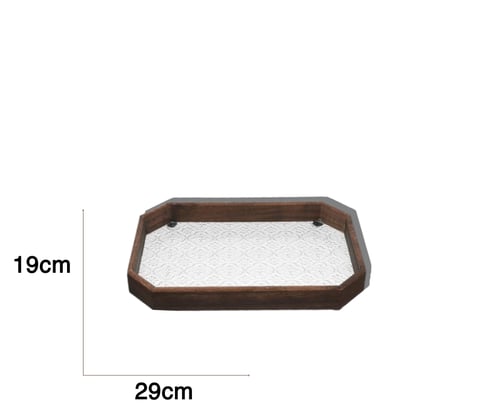 صينية تقديم خشبية فاخرة