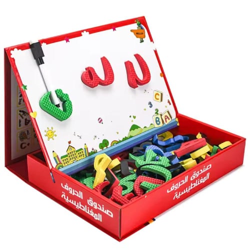 لعبة تعليمية للأطفال، أحجية مغناطيسية لكلمات الأبج...
