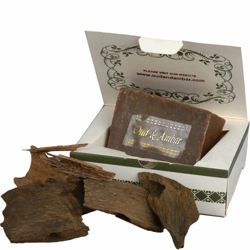 صابون فاخر طبيعي 100٪ بدهن العود العنبر