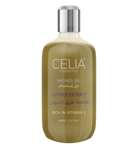 سيليا جل استحمام بخلاصة عرق السوس غني بفيتامين إي...