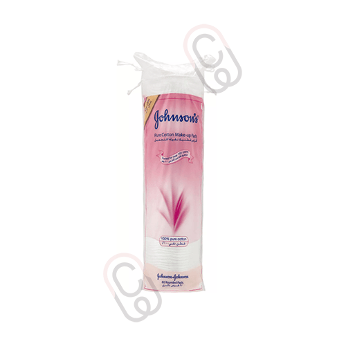 جونسون قطن دائري لتنظيف المكياج 80قطعة