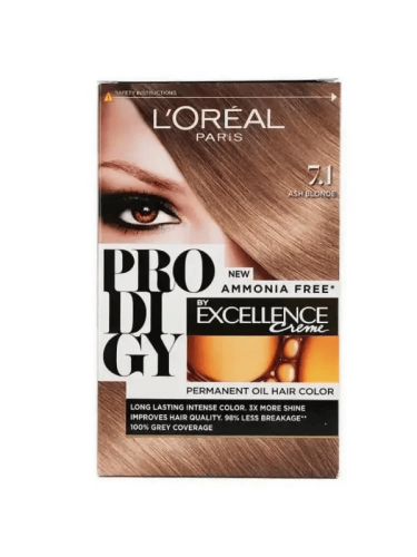 لوريال صبغه شعر برو دجي 7.1 اشقر رمادي