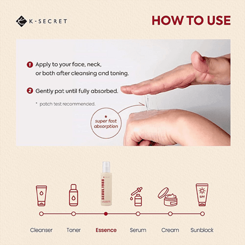 كي سيكرت سيروم سيول 1988 بخلاصة مخاط الحلزون 97% و...