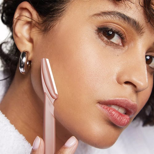 كيتش ديرمابلانر شفرات إزالة شعر الوجه 12 حبه وردي