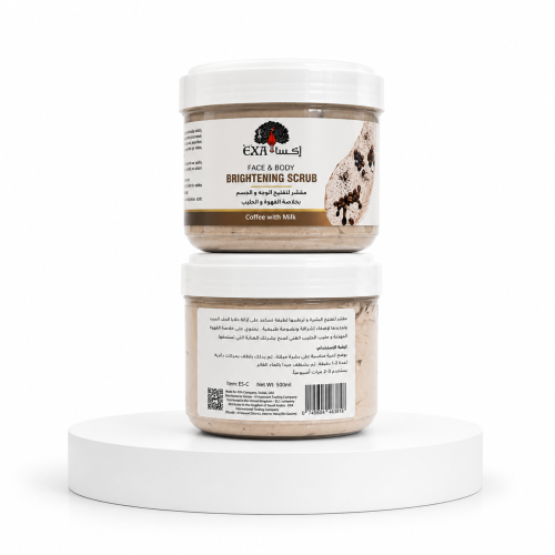 EXA FACE AND BODY BRIGHTENING SCRUB WITH COFFEE AN...
