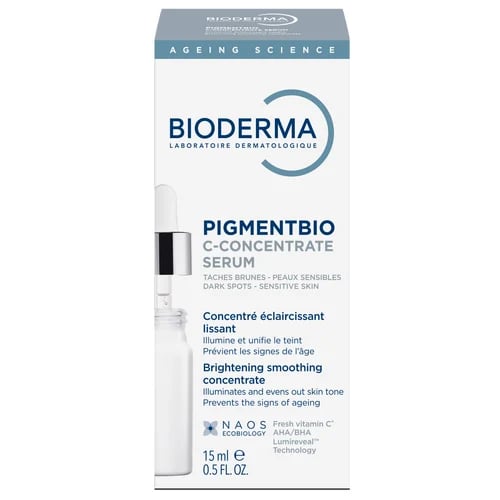 BIODERMA PIGMENTBIO C-CONCENTRATE BRIGHTENING AND SMOOTHING SERUM 15ML