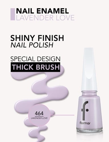 فلورمار طلاء الأظافر 11مل LAVENDER LOVE رقم464