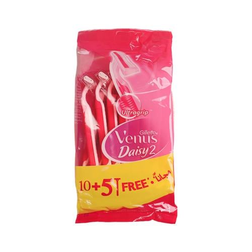 GILLETTE VENUS DAISY 2 RAZORS 15PCS