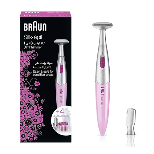 براون سيلك ايبل أداة تهذيب الشعر 3في 1 للنساء FG11...