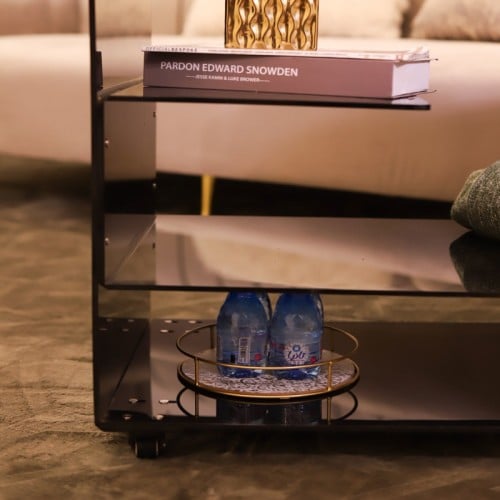 عربة ضيافة مودرن (اسود)