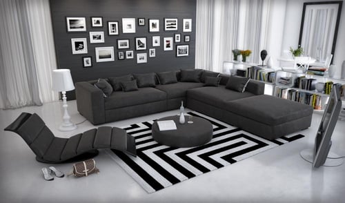 كنبة زاوية الصالة الانيقة