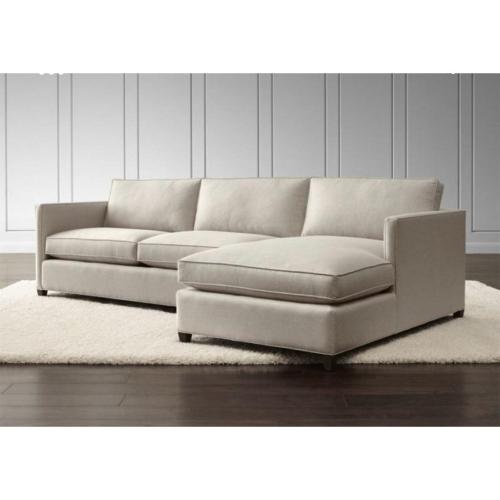 كنبة زاوية 250×170×85×85 سم - بيج