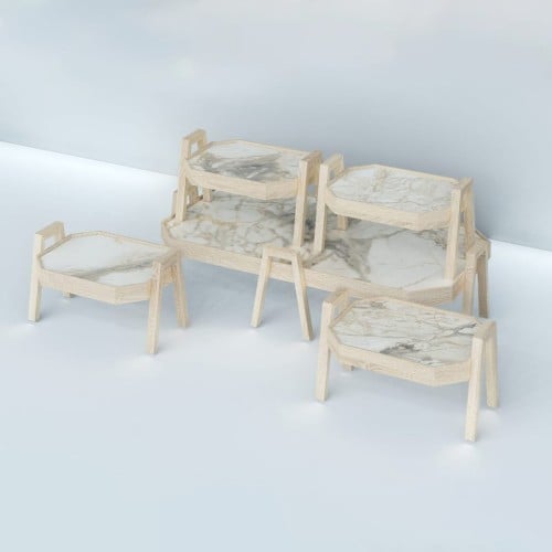 طقم طاولات خمس قطع