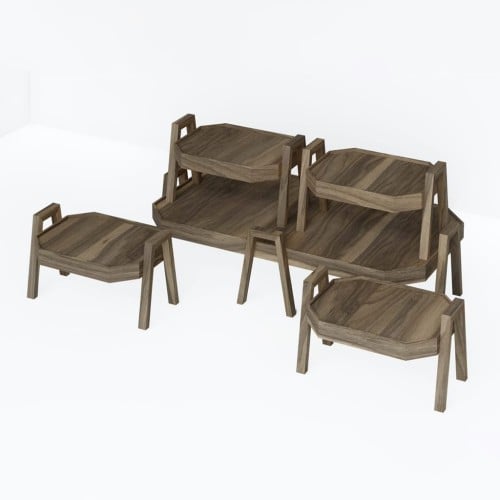 طقم طاولات خمس قطع