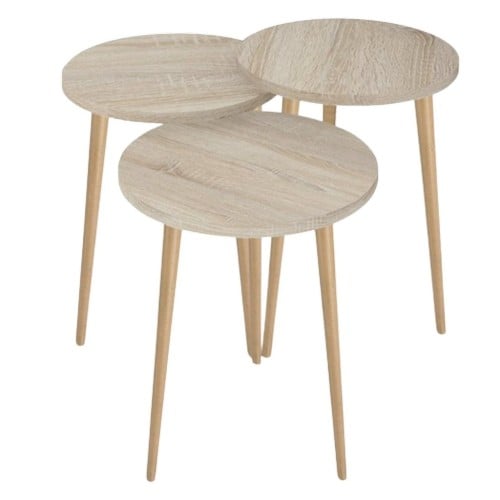 طقم طاولات ثلاث قطع