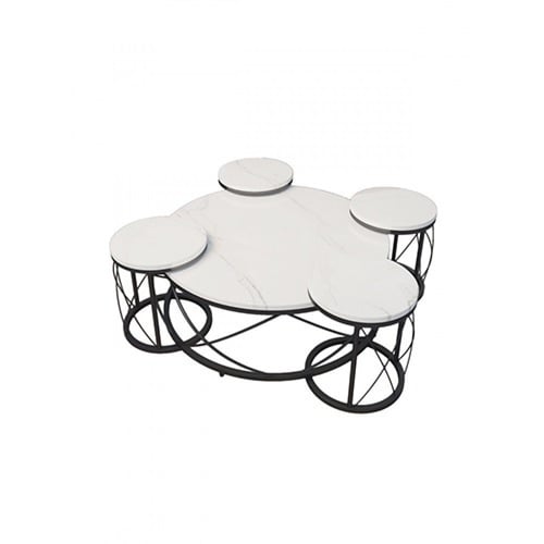 طقم طاولات خدمة متوسطة الإرتفاع