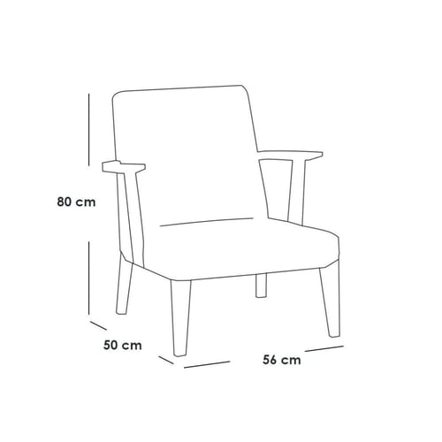 كرسي مفرد لطقم جلسات خارجية مربع