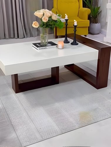 طقم طاولات قهوة رخامي مودرن مع 6 طاولات خدمة