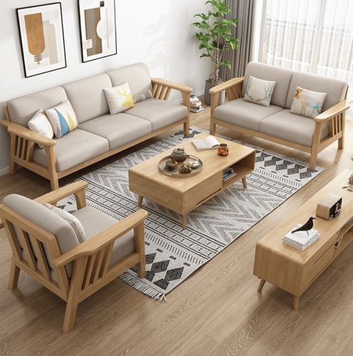 كنب ثلاث + كنب شخصين 2 +كنبه شخص 1 + طاولة قهوة